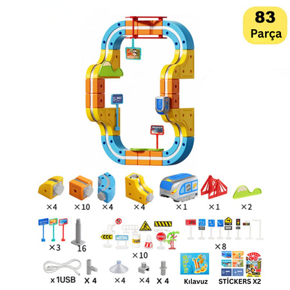 STEM Manyetik Raylı Oyuncak