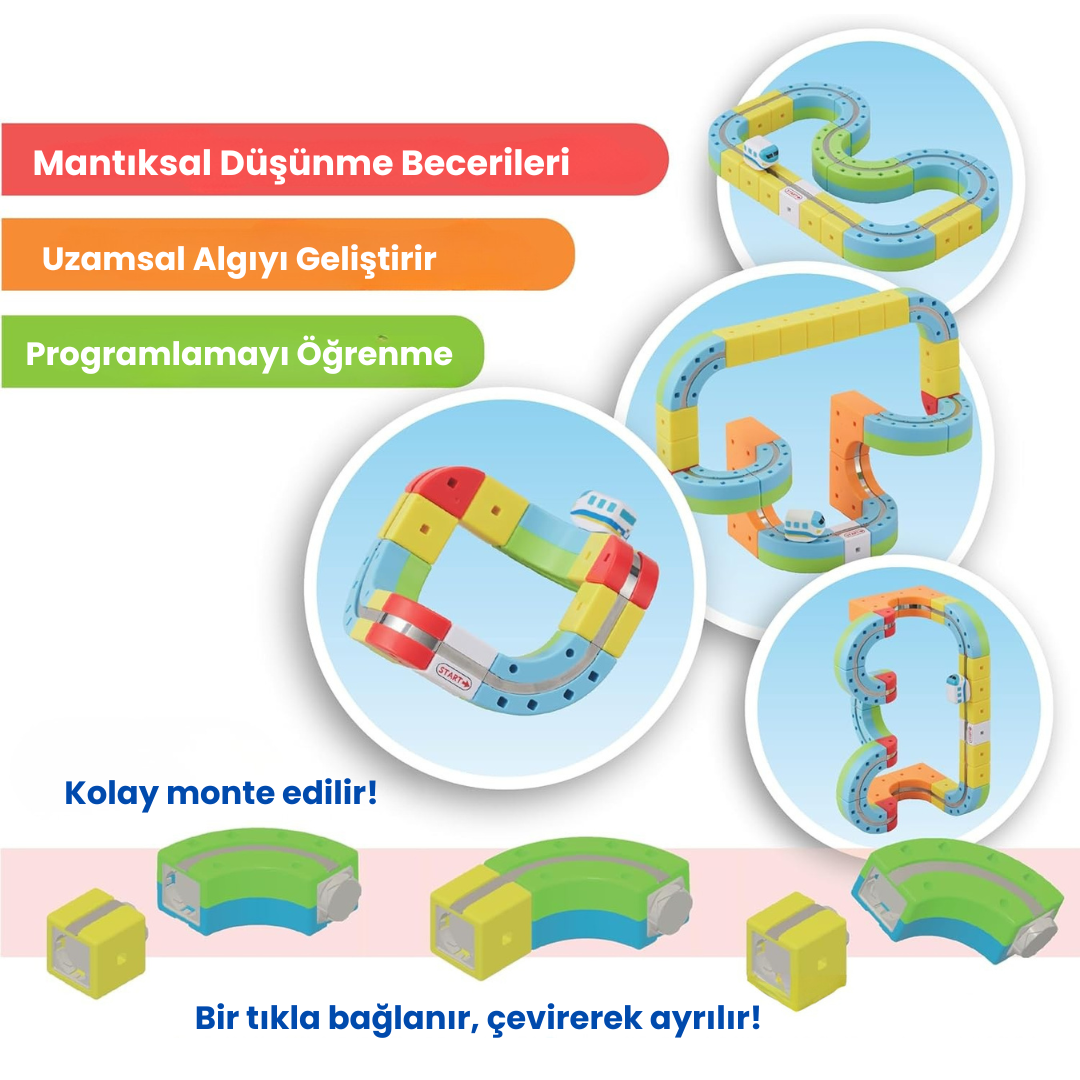 STEM Manyetik Raylı Oyuncak